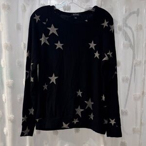 Buffalo David Bitton Black and Silver Star Sweatshirt